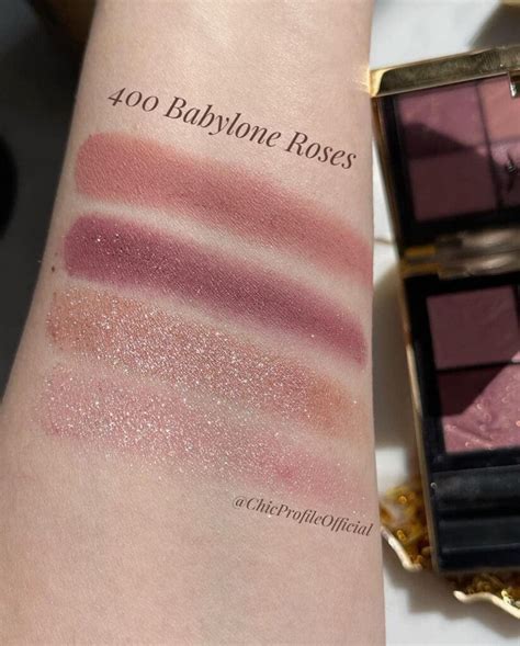 ysl roses swatches.